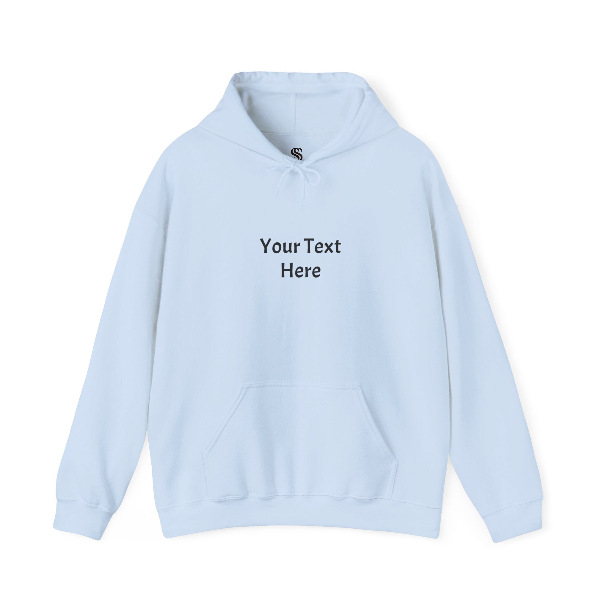 Personalized Cat Hoodie — Custom "Your Text Here" Cute Cat Graphic Sweatshirt