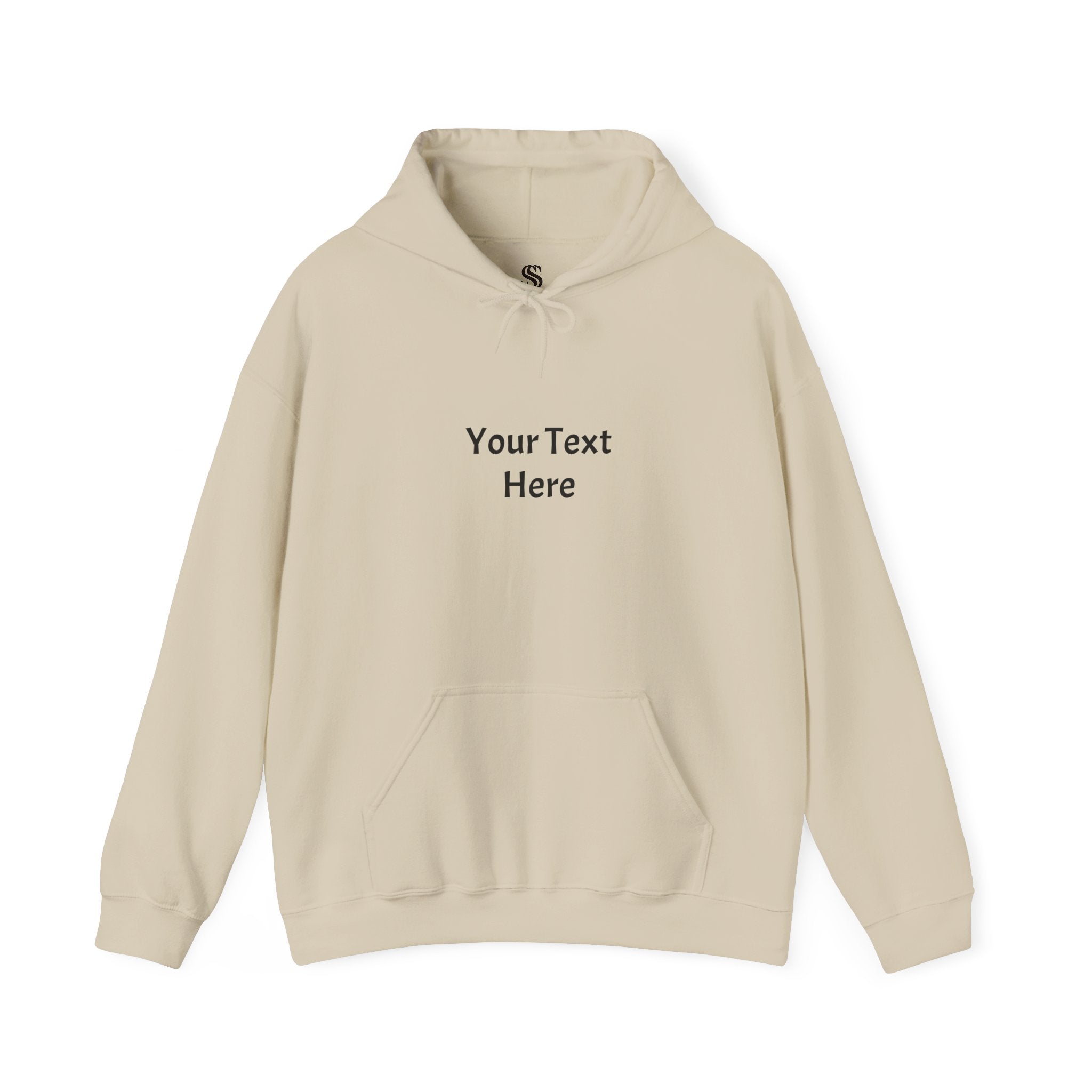 Personalized Cat Hoodie — Custom "Your Text Here" Cute Cat Graphic Sweatshirt